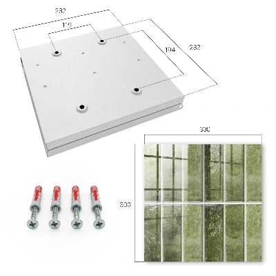 Caja de llaves Azulejos verdes