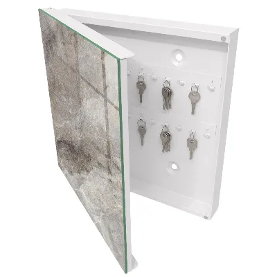 Caja de llaves Textura de piedra