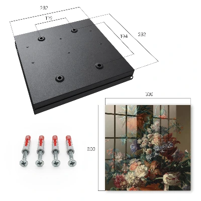 Armario llaves de pared Ramo de flores