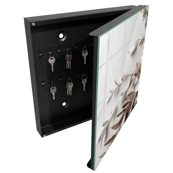Caja de llaves Hojas de elegancia