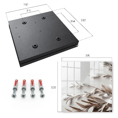 Caja de llaves Hojas de elegancia