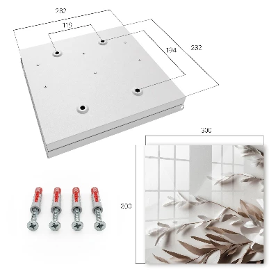 Caja de llaves Hojas de elegancia