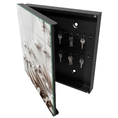 Caja de llaves Hojas de elegancia