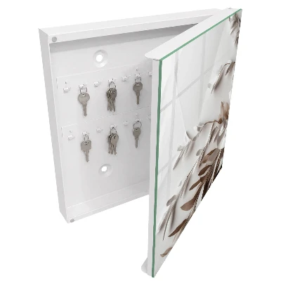 Caja de llaves Hojas de elegancia