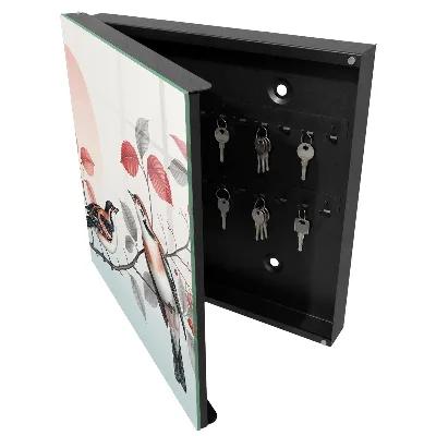 Armario llaves de pared Aves naturaleza