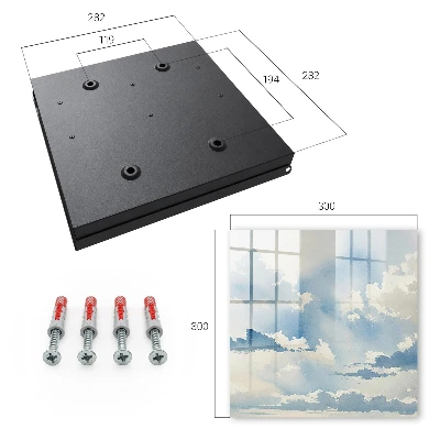 Caja de llaves Nubes en el cielo
