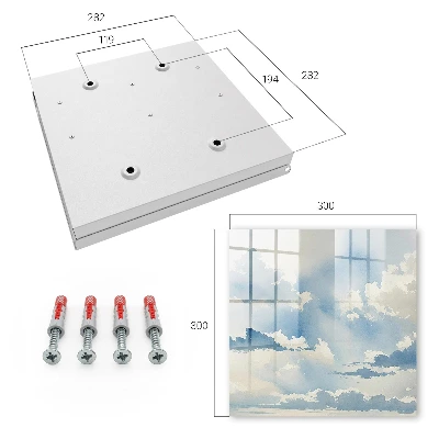 Caja de llaves Nubes en el cielo