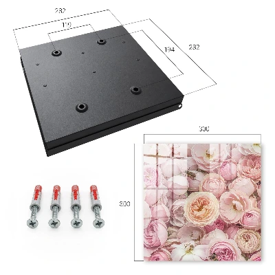 Caja de llaves Rosa encantadora