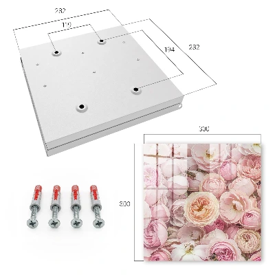 Caja de llaves Rosa encantadora