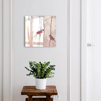 Armario llaves de pared Dos pájaros
