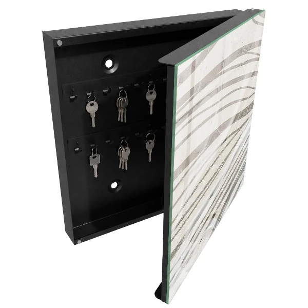 Caja de llaves Ondas grises