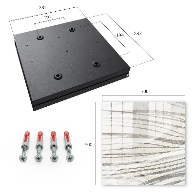 Caja de llaves Ondas grises