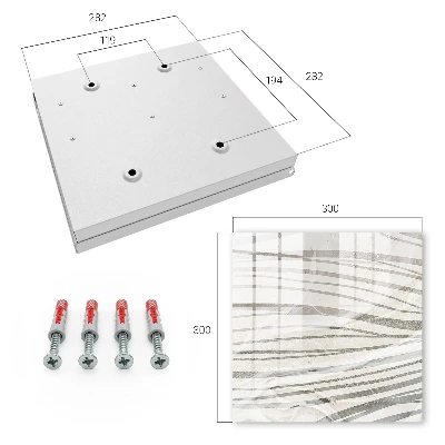 Caja de llaves Ondas grises