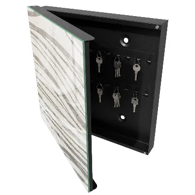 Caja de llaves Ondas grises