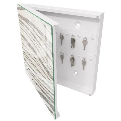 Caja de llaves Ondas grises