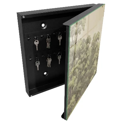 Armario llaves de pared Bosque verde