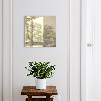 Armario llaves de pared Bosque verde