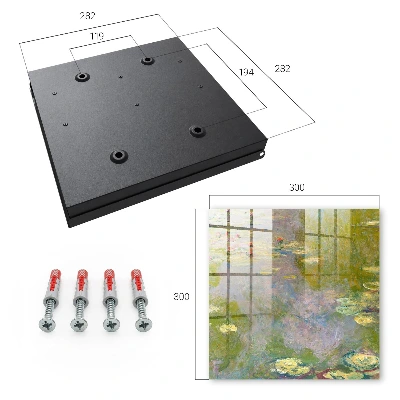 Armario llaves de pared Nenúfares de Claude Monet