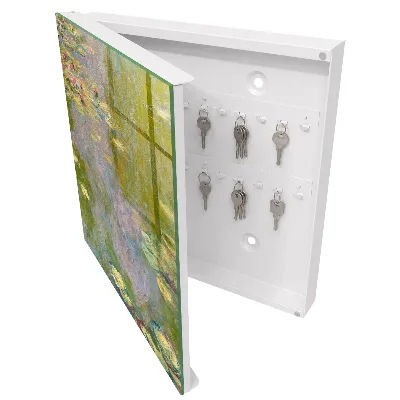 Armario llaves de pared Nenúfares de Claude Monet