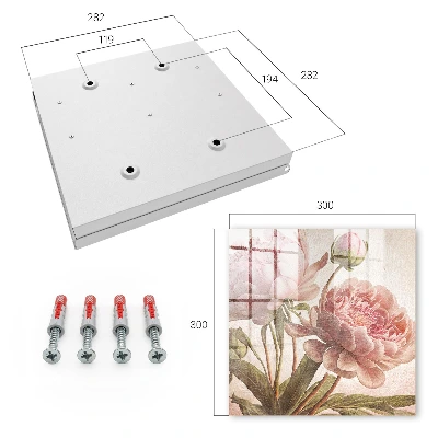 Caja de llaves Botánica romántica