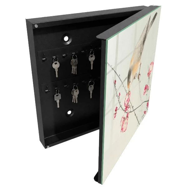 Caja de llaves Flores de pájaro
