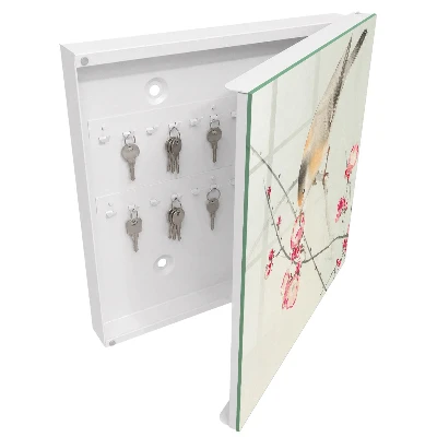 Caja de llaves Flores de pájaro
