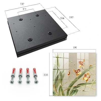 Caja de llaves Flores trepadoras