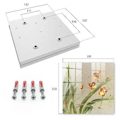 Caja de llaves Flores trepadoras