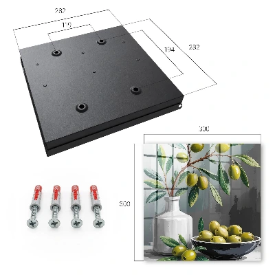 Caja de llaves Aceituna verde