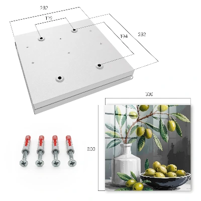 Caja de llaves Aceituna verde