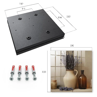 Caja de llaves Jarrón de lavanda