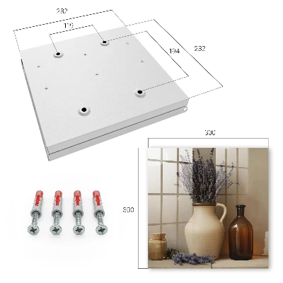 Caja de llaves Jarrón de lavanda