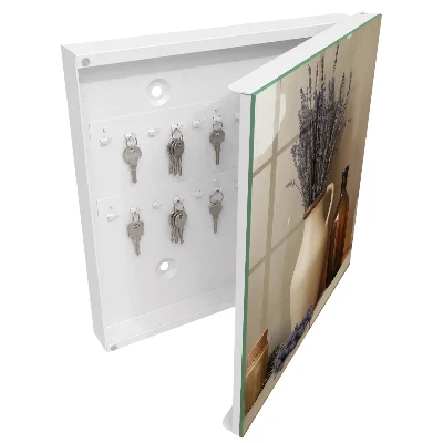 Caja de llaves Jarrón de lavanda