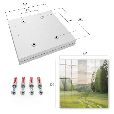 Caja de llaves Paisaje idílico