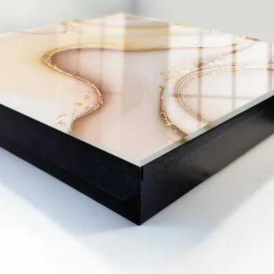 Caja de llaves Ondas beige