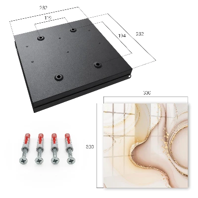 Caja de llaves Ondas beige