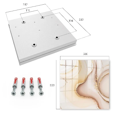 Caja de llaves Ondas beige