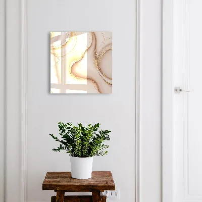 Caja de llaves Ondas beige