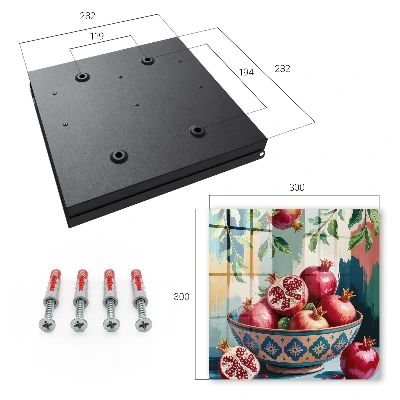 Caja de llaves Motivo de fruta