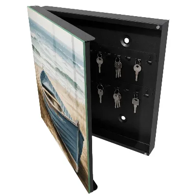 Caja de llaves Barco de playa