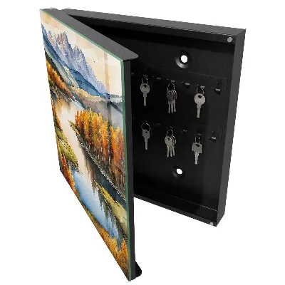 Armario llaves de pared Montañas otoñales