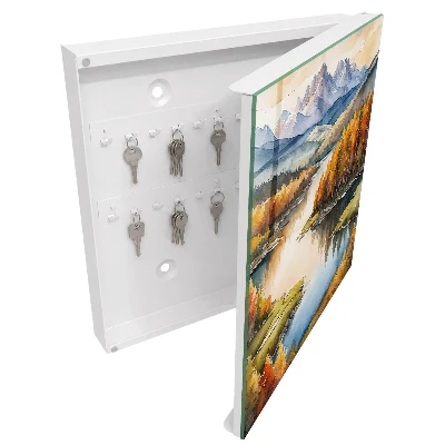 Armario llaves de pared Montañas otoñales