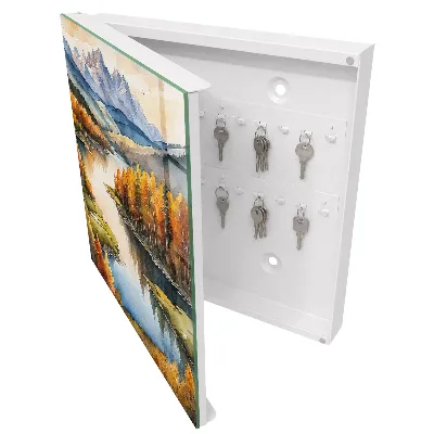 Armario llaves de pared Montañas otoñales