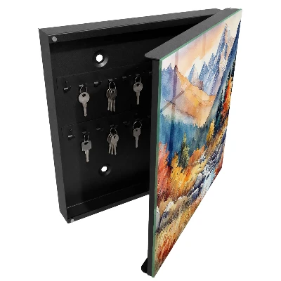 Caja de llaves Montañas otoñales