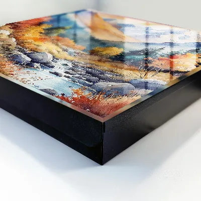 Caja de llaves Montañas otoñales
