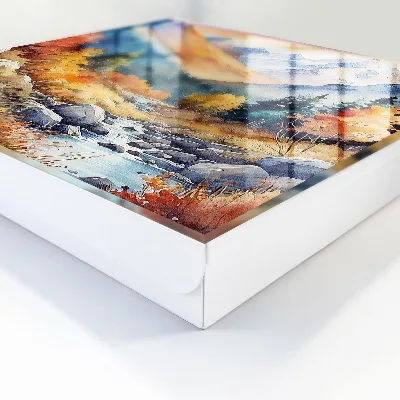 Caja de llaves Montañas otoñales
