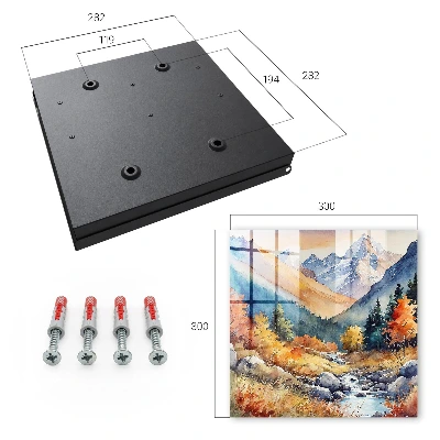 Caja de llaves Montañas otoñales
