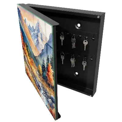 Caja de llaves Montañas otoñales