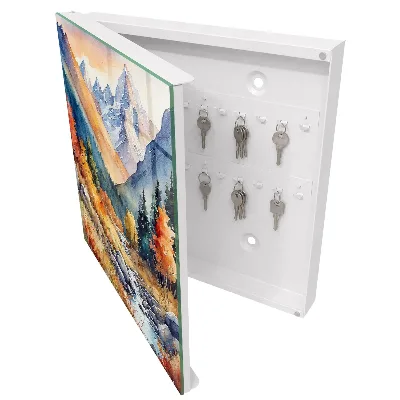 Caja de llaves Montañas otoñales