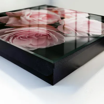 Armario llaves de pared Rosas rosadas